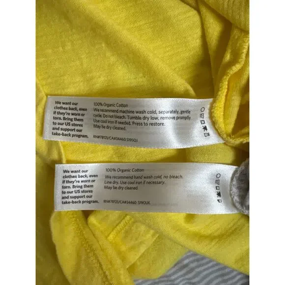 Eileen Fischer Tee Shirt Bundle Sz XL Organic Cotton Basic T-Shirt 2 Summer Tees - Picture 8 of 8